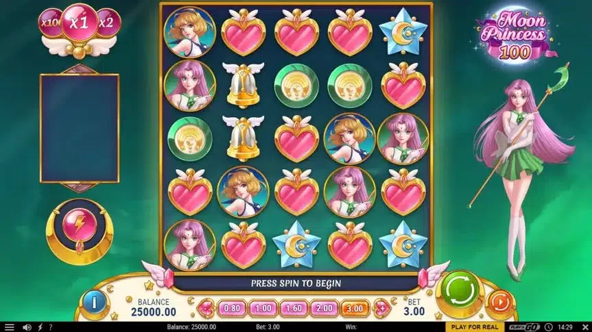 Moon Princess 100 slot screenshot 1