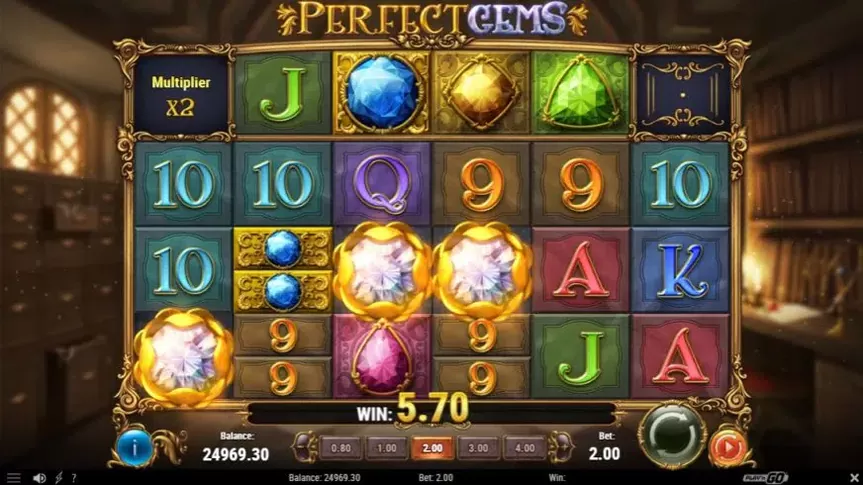 Perfect Gems slot screenshot 4