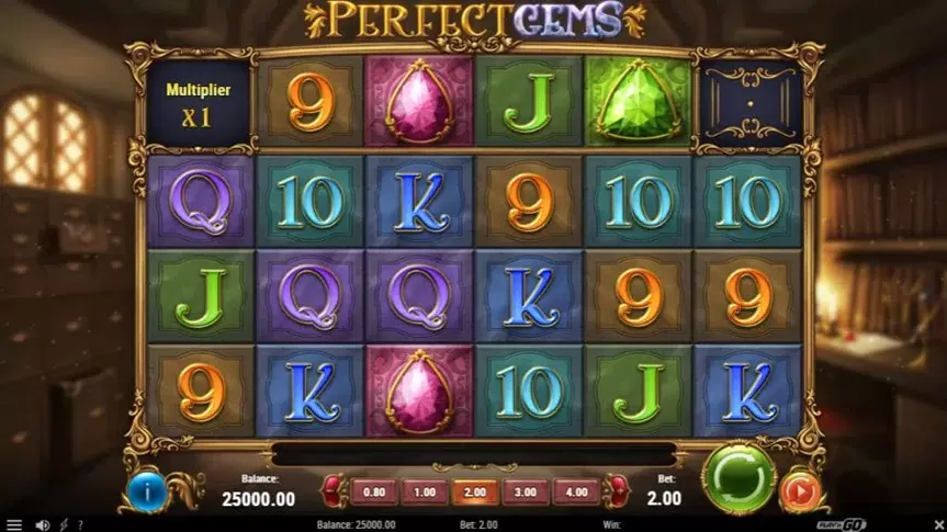 Perfect Gems slot screenshot 1
