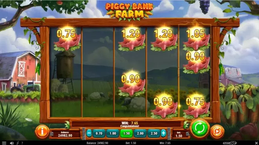 Piggy Bank Farm slot screenshot 3