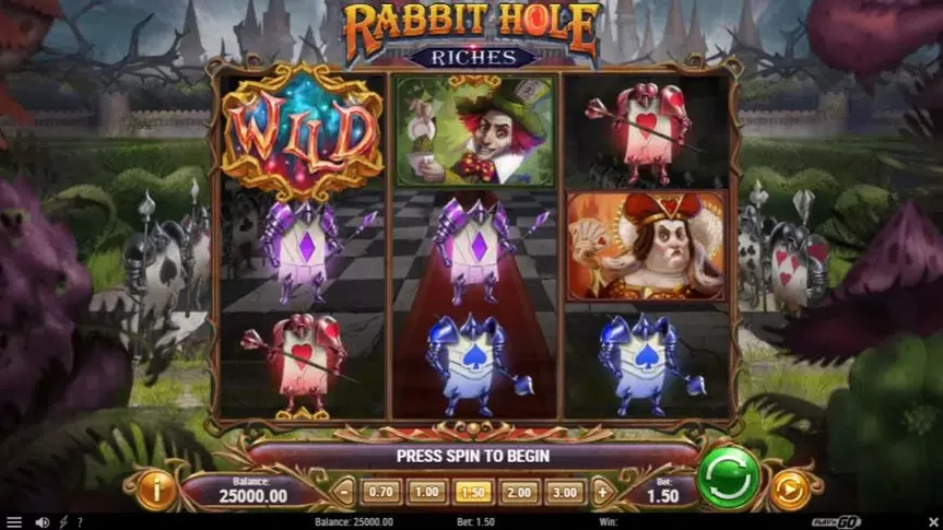 Rabbit Hole Riches slot screenshot 1