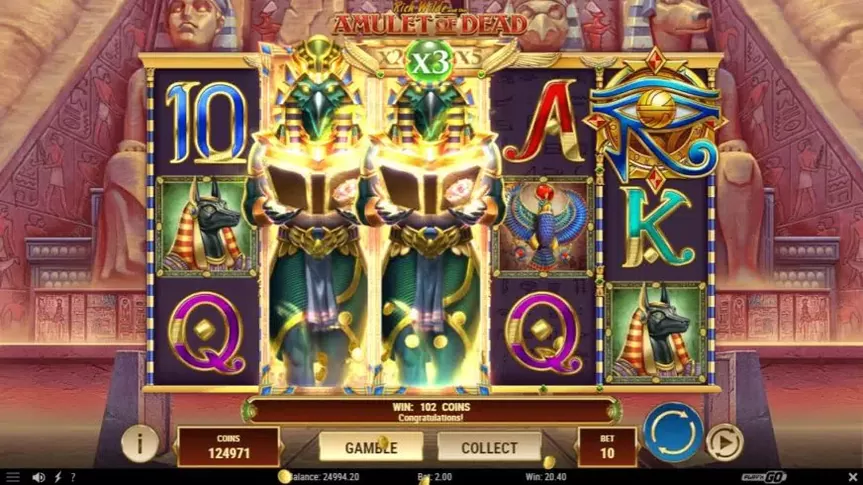 Rich Wilde And The Amulet of Dead slot screenshot 3