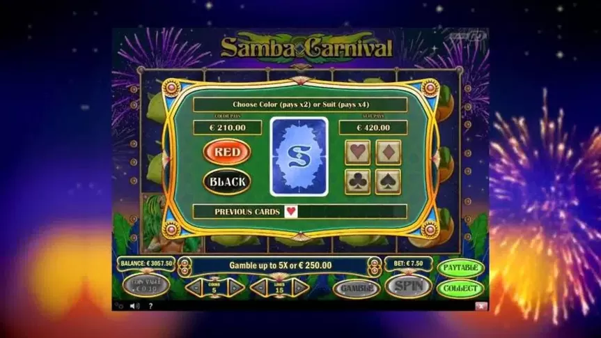 Samba Carnival slot screenshot 3