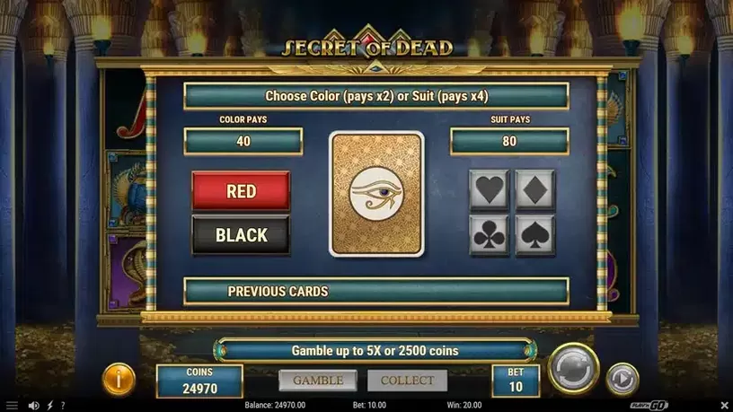 Secret of Dead slot screenshot 3