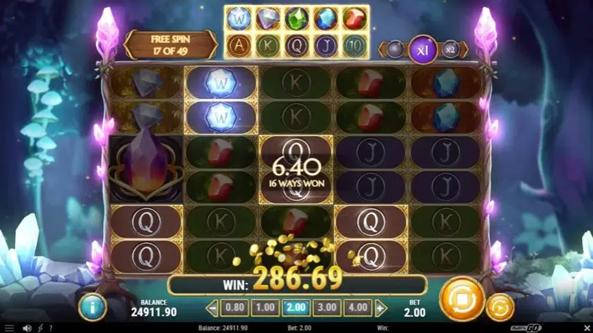Shimmering Woods slot screenshot 5