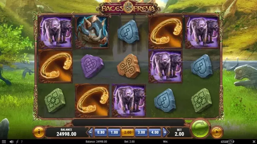 The Faces of Freya slot screenshot 1