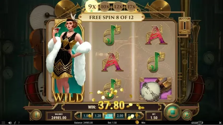The Paying Piano Club slot screenshot 5