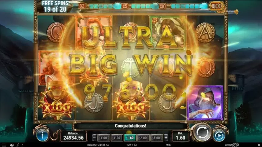 The Sword and The Grail slot screenshot 9