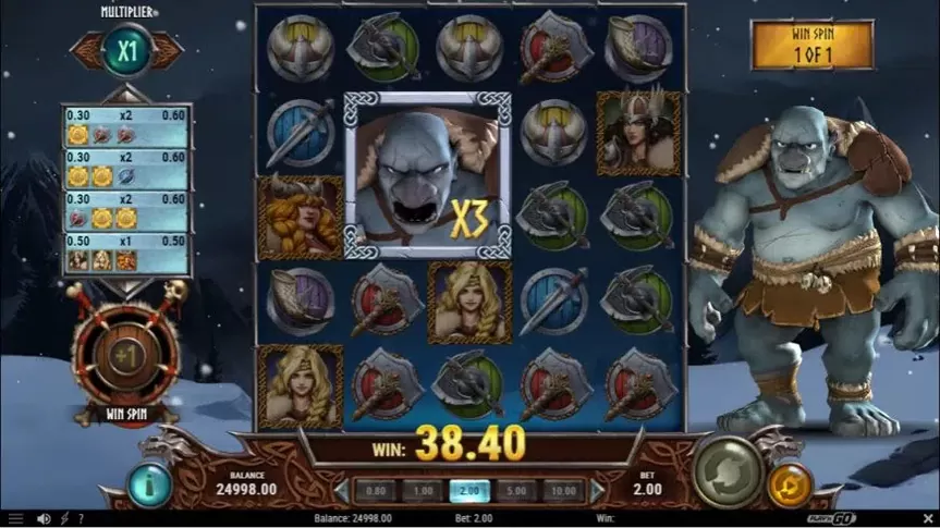 Troll Hunters 2 slot screenshot 5