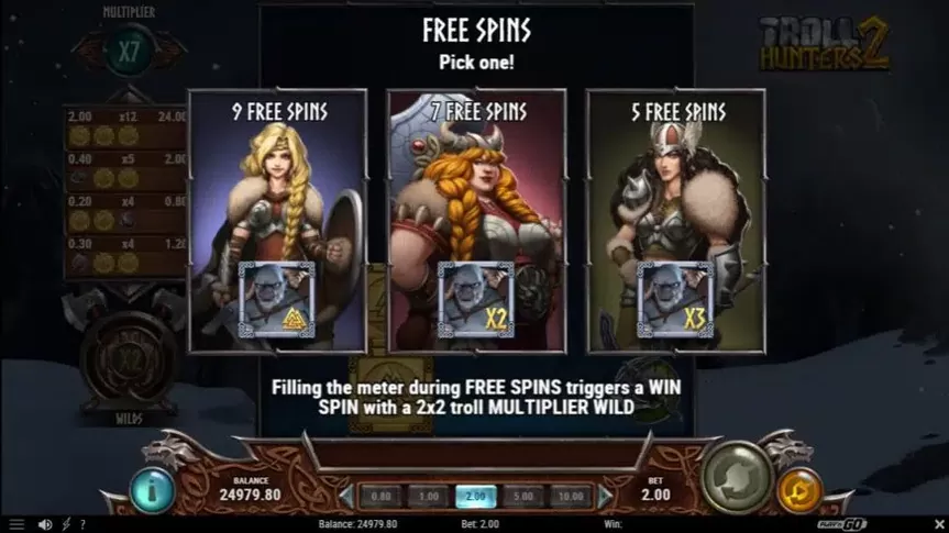 Troll Hunters 2 slot screenshot 4