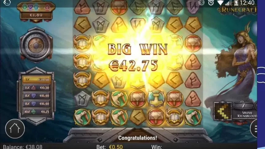 Viking Runecraft slot screenshot 1
