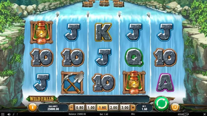 Wild Falls slot screenshot 1