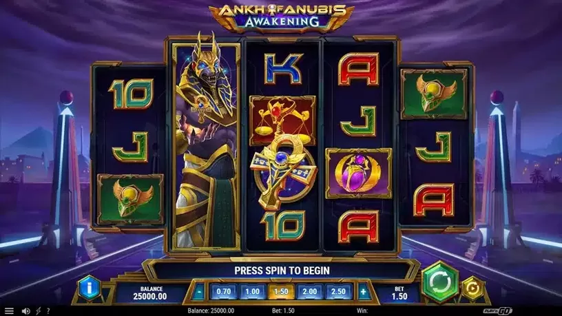 Ankh of Anubis Awakening slot screenshot 1