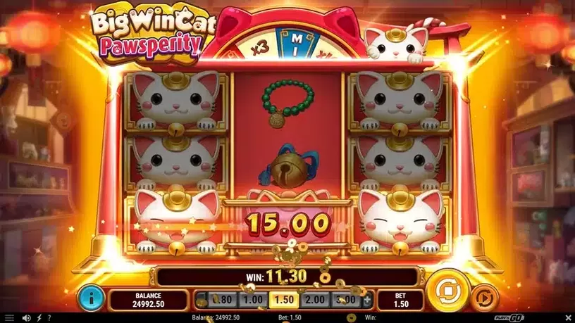 Big Win Cat Pawsperity slot screenshot 4