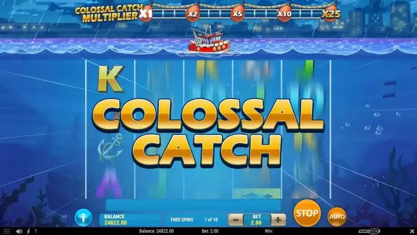 Boat Bonanza Colossal Catch slot screenshot 5