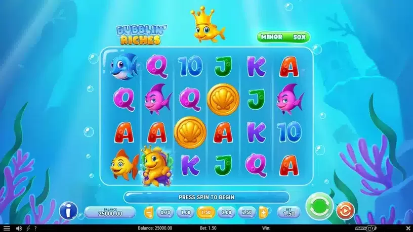 Bubblin’ Riches slot screenshot 1
