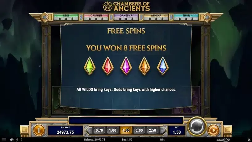 Chambers of Ancients slot screenshot 3