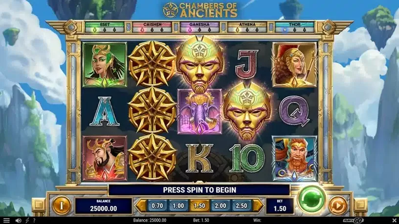 Chambers of Ancients slot screenshot 1