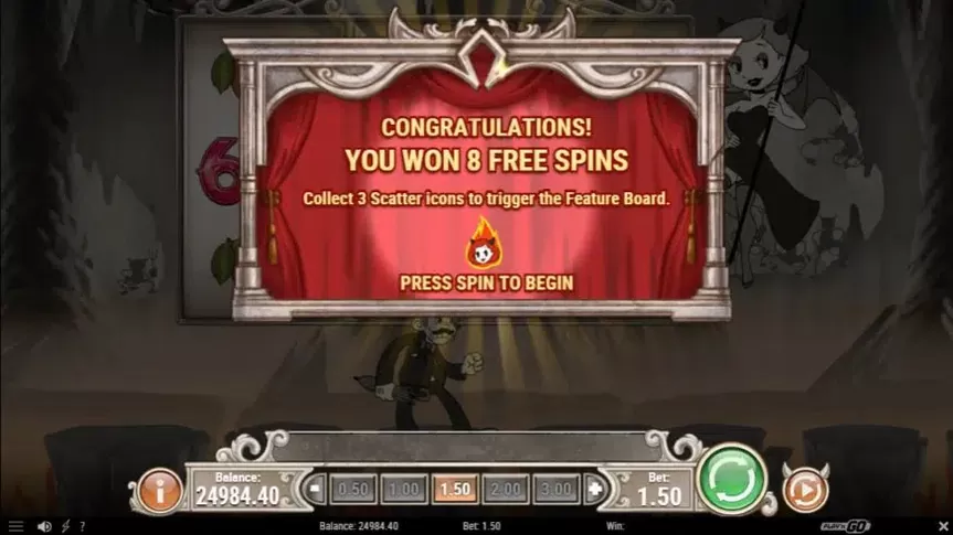 Charlie Chance: In Hell To Pay slot screenshot 5