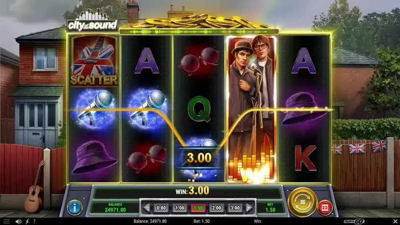 City of Sound slot screenshot 4