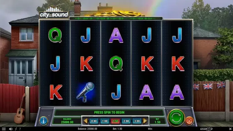 City of Sound slot screenshot 1