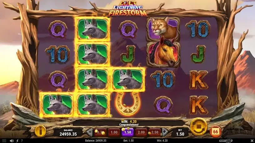 Colt Lightning Firestorm slot screenshot 5
