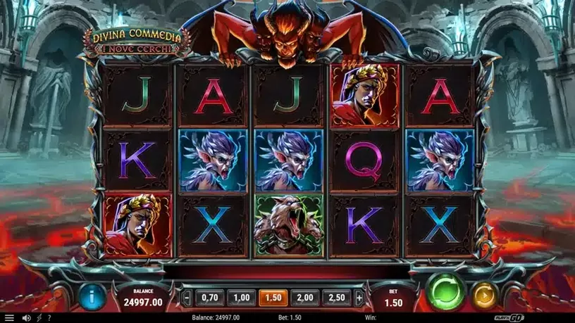 Divina Commedia I Nove Cerchi slot screenshot 1