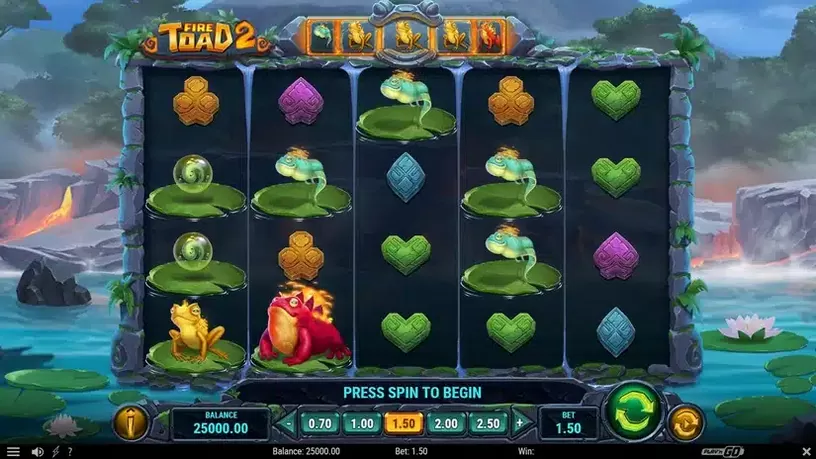 Fire Toad 2 slot screenshot 1