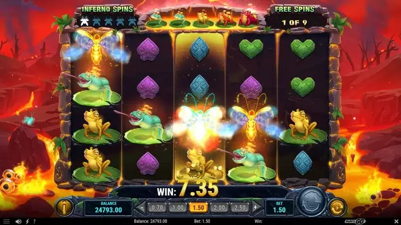 Fire Toad 2 slot screenshot 5