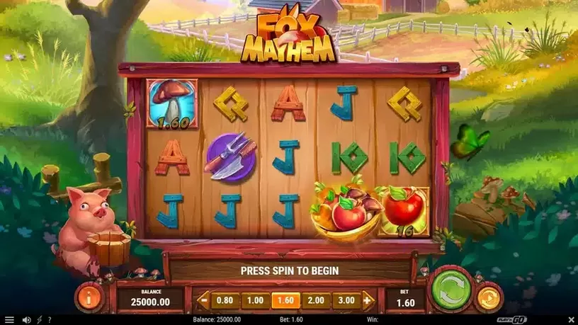 Fox Mayhem slot screenshot 1
