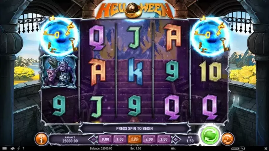 Helloween slot screenshot 1