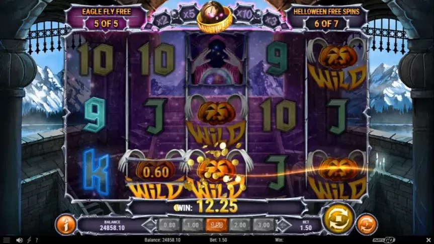 Helloween slot screenshot 4