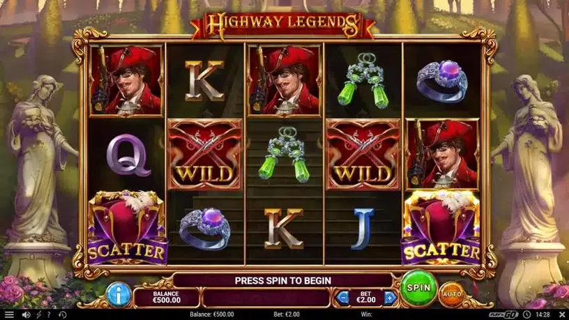 Highway Legends slot screenshot 1