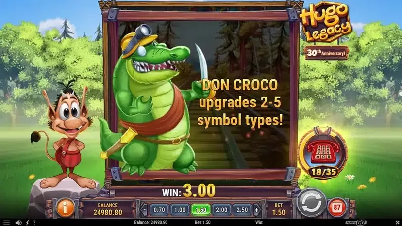 Hugo Legacy slot screenshot 6
