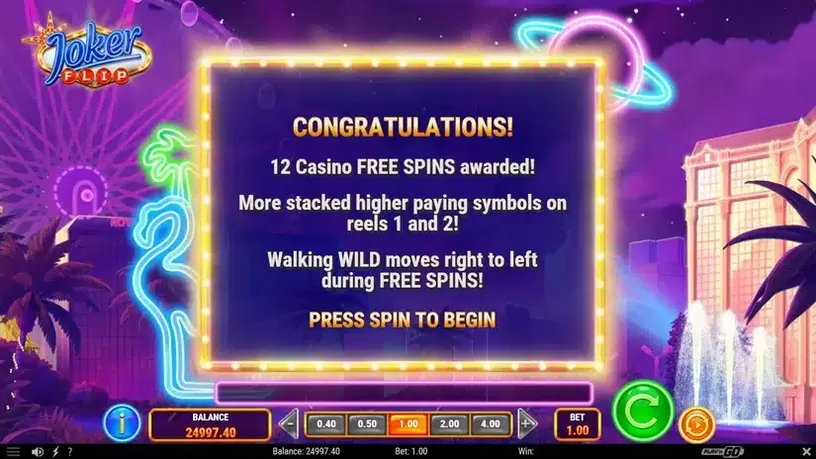 Joker Flip slot screenshot 3