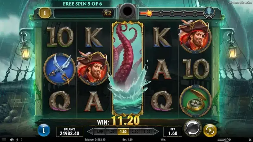 Jolly Roger Wild Kraken slot screenshot 7