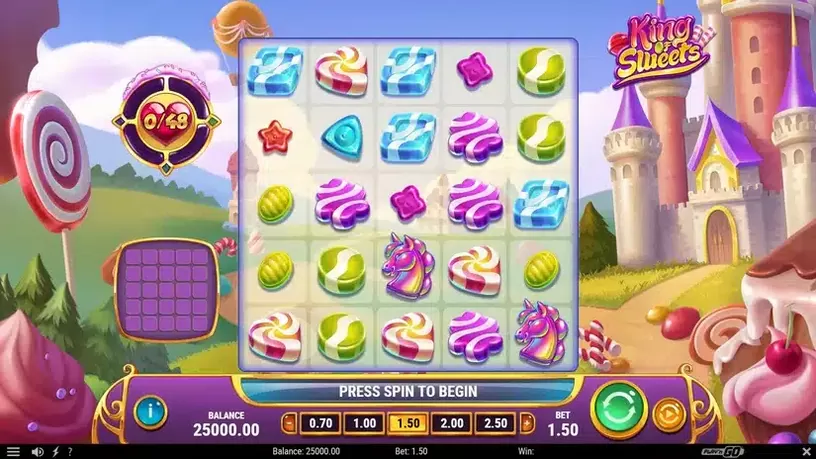 King of Sweets slot screenshot 1