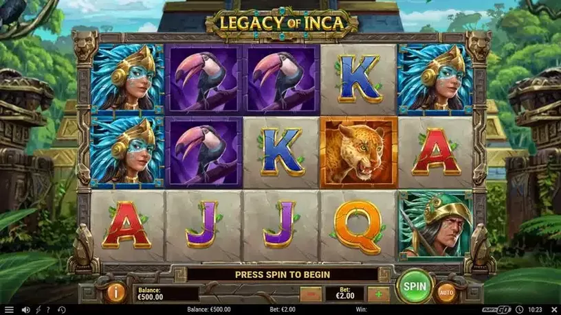 Legacy of Inca slot screenshot 1