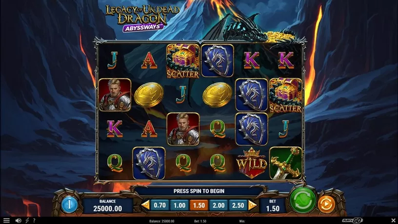 Legacy of Undead Dragon Abyssways slot screenshot 1