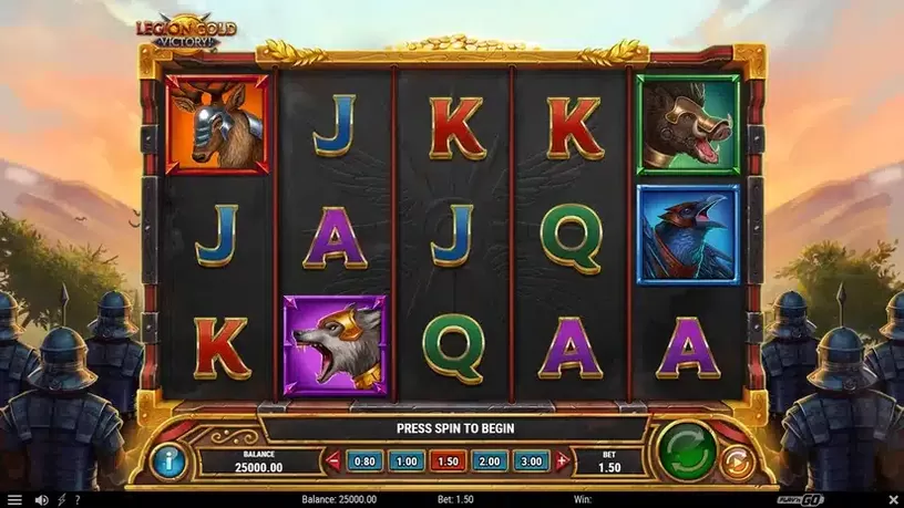 Legion Gold Victory! slot screenshot 1