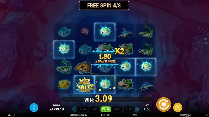 Megadon Triple Threat slot screenshot 4