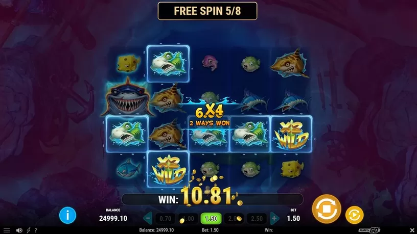 Megadon Triple Threat slot screenshot 5