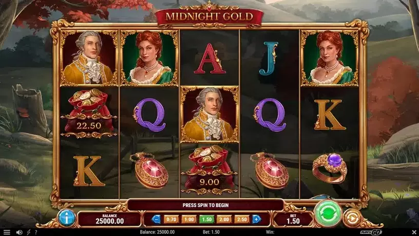 Midnight Gold slot screenshot 1