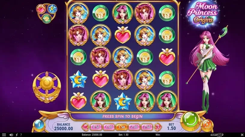 Moon Princess Origins slot screenshot 1