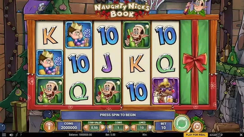 Naughty Nick’s Book slot screenshot 1