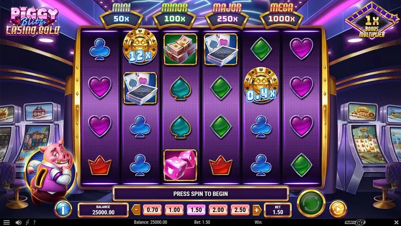 Piggy Blitz Casino Gold slot screenshot 1