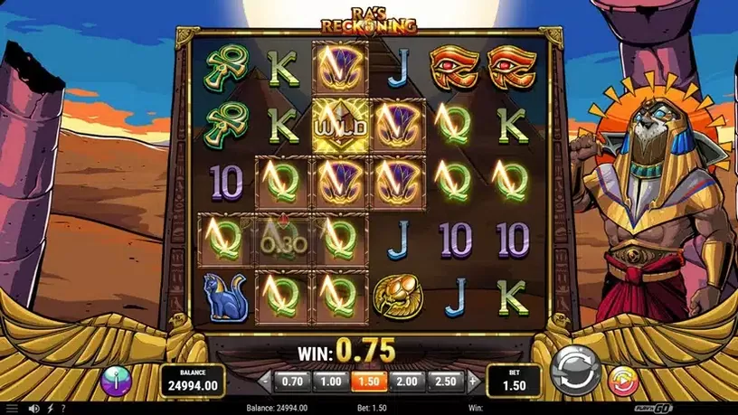 Ra’s Reckoning slot screenshot 2