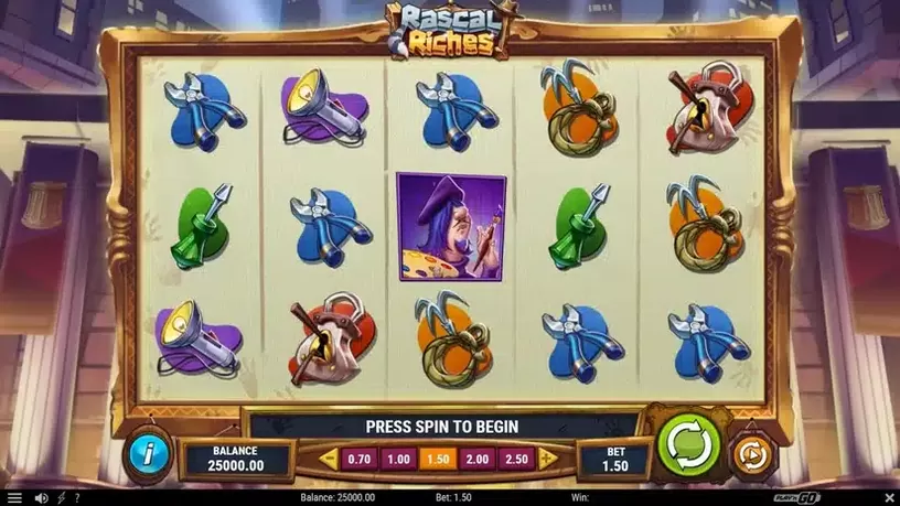 Rascal Riches slot screenshot 1