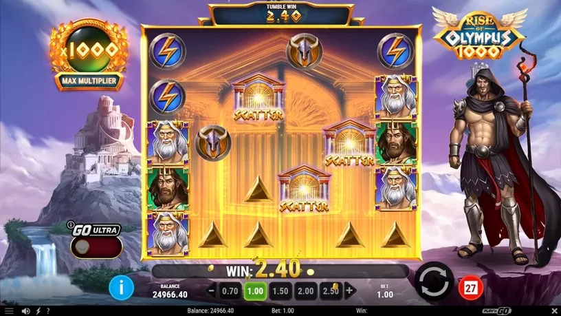 Rise of Olympus 1000 slot screenshot 4
