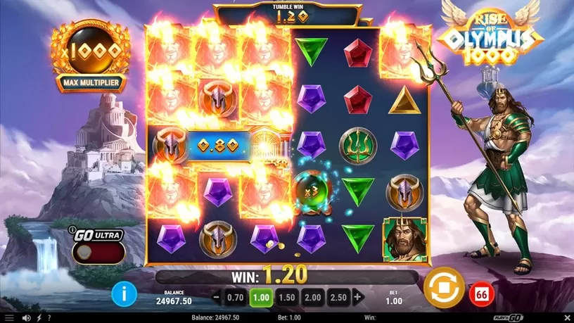 Rise of Olympus 1000 slot screenshot 3